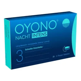 Comprimidos Oyono Night Intens, 20 unidades