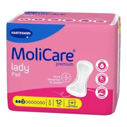 Molicare Premium Lady Pad 3 gotas, 12 unidades