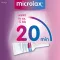 Enemas de solução retal Microlax com pescoço de tubo curto, 4 peças