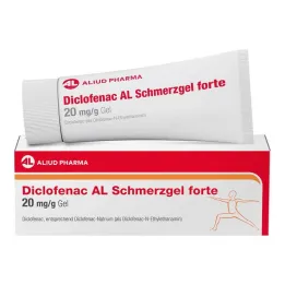 Diclofenaco AL gel analgésico forte 20 mg/g gel, 150 g
