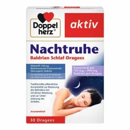 Doppelherz Night Sleep Valeriana Drageias de Sono, 30 unidades