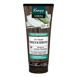 KNEIPP MEN Duche 3 em 1 fresco & sensível, 200 ml
