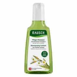 Shampoo de cuidado Rausch com ervas suíças, 200 ml