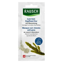 Tratamento anti-oleosidade do couro cabeludo Rausch com saco de algas marinhas, 15 ml