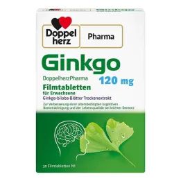 Ginkgo DoppelherzPharma 120 mg comprimidos revestidos por película, 30 unid