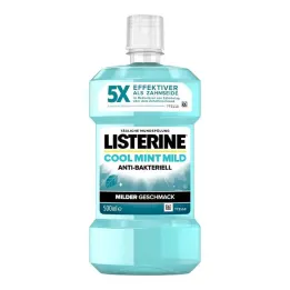 Enxaguante bucal Listerine Cool Mint com sabor suave, 500 ml