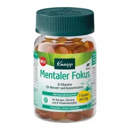 Gomas Kneipp Mental Focus, 30 unidades