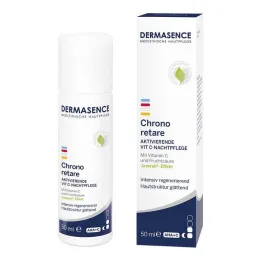 DERMASENCE Chrono retare ativo.VIT-C cuidado noturno, 50 ml