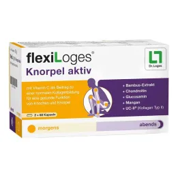Cápsulas ativas de cartilagem Flexiloges, 120 peças