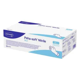 Luvas de exame azul nitrílica Peha-Soft não estéreis pf S, 150 peças