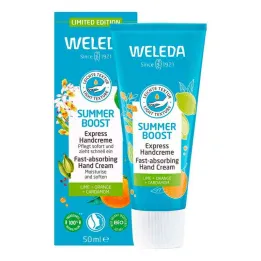 Creme de Mãos Summer Boost Express da Weleda (50 ml)