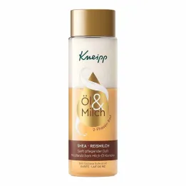 Óleo Kneipp & Leite Banho Bifásico Leite de Arroz com Karité, 250 ml