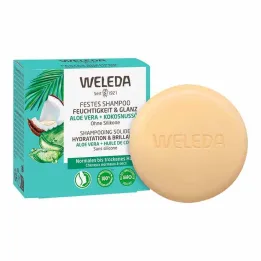 Weleda shampoo sólido umidade & brilho, 50 g