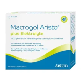 Macrogol Aristo mais eletrólitos 13,72 g Ple, 10 unidades