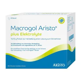 Macrogol Aristo mais eletrólitos 13,72 g Ple, 20 unidades