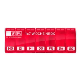 Caixa semanal Wepa 1x7 UV-proteção + rosa, 1 un