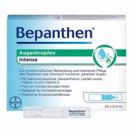 Bepanthen colírio Intense EDO, 20x0,4 ml