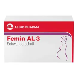 Femin AL 3 cápsulas moles para gravidez, 60 unidades