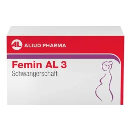 Femin AL 3 cápsulas moles para gravidez, 90 unidades