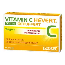 Vitamina C Hevert 500 mg cápsulas tamponadas, 60 unidades