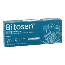 Comprimidos de Bitosen 20 mg, 20 unidades