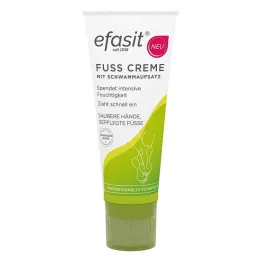 Creme para pés Efasit com esponja, 75 ml
