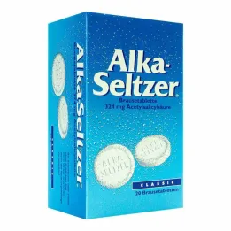 Comprimidos efervescentes clássicos Alka-Seltzer, 2x10 unidades