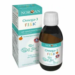 Norsan Omega-3 Fisk para crianças líquido, 150 ml