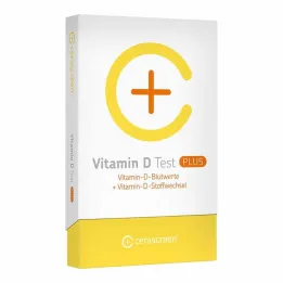 Valores sanguíneos Cerascreen Vitamin D Plus + teste metabólico, 1 unidade