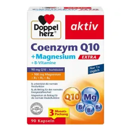 Doppelherz Coenzima Q10 Extra + Cápsulas de Magnésio, 90 un