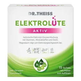 Sachês de pó ativo Dr. Theiss Elektrolüte, 15 unidades