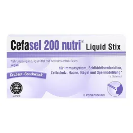 Cefasel 200 nutri Líquido Stix, 8 unid