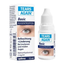 Tears Again Colírio básico, 15 ml