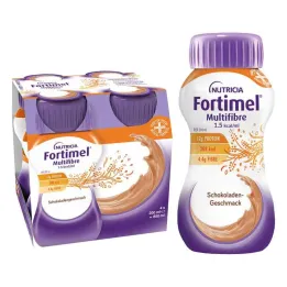 Fortimel Multifibra 1,5 Kcal sabor chocolate (4x200 ml)