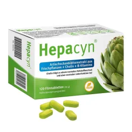 Comprimidos revestidos por película Hepacyn Alcachofra Colina, 120 unidades