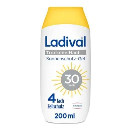 Loção de proteção solar para pele seca Ladival LSF 30, 200 ml