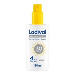 Ladival spray protetor solar para pele seca LSF 30, 150 ml