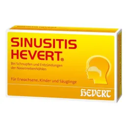 Comprimidos de sinusite Hevert, 100 unidades