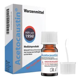 Remédio para verrugas com solução de acetocaustina, 2 ml