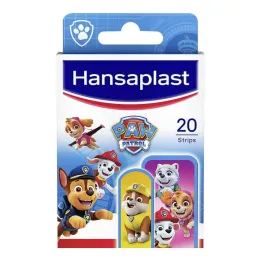 Tiras de gesso infantil Hansaplast Paw Patrol, 20 peças