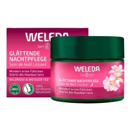 Weleda cuidado noturno suavizante rosa selvagem & chá branco, 40 ml
