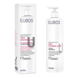 Dispensador de loção corporal Eubos Uréia Intensiva 10%, 400 ml