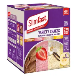 Pacote de amostra Slim Fast Powder misturado (368 g)