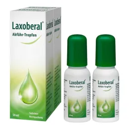 Gotas laxoberais, laxante para prisão de ventre, 2x50 ml