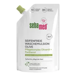 Emulsão de lavagem líquida Sebamed com azeitona, 400 ml