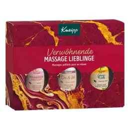 Mimos do pacote de presente Kneipp. Favoritos de massagem, 3x20 ml