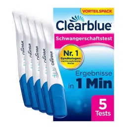 Teste de gravidez Clearblue de detecção rápida, 5 unidades
