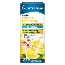 Grânulos quentes de limão e equinácea Klosterfrau sem açúcar, 12X4 g
