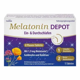 Comprimidos para dormir Melatonin Depot & , 15 unidades