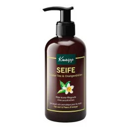 Sabonete Kneipp chá verde & sabonete de cuidado com aroma suave de flor de laranjeira, 250 ml